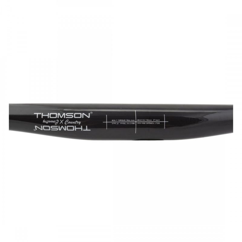 Load image into Gallery viewer, Thomson MTB Cross Country Handlebar 730mm 8 ° Sweep 31.8 Black Carbon Fiber
