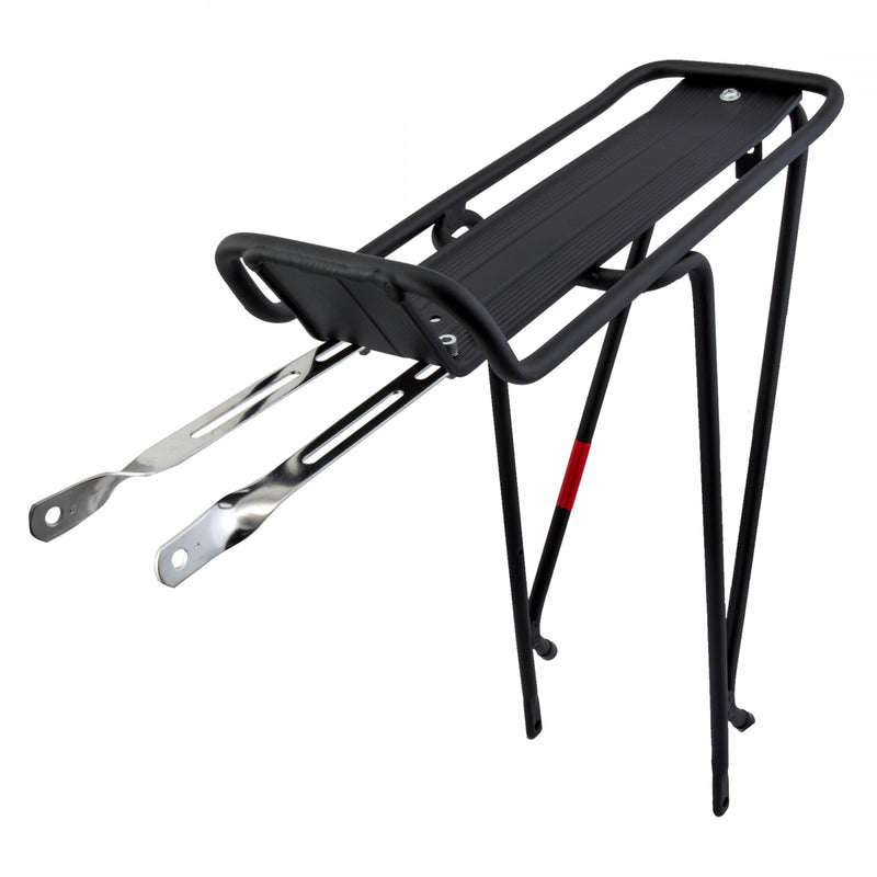 Load image into Gallery viewer, Axiom Transit Tubular Rear Rack: Alloy Black Bicycle Storage Tray
