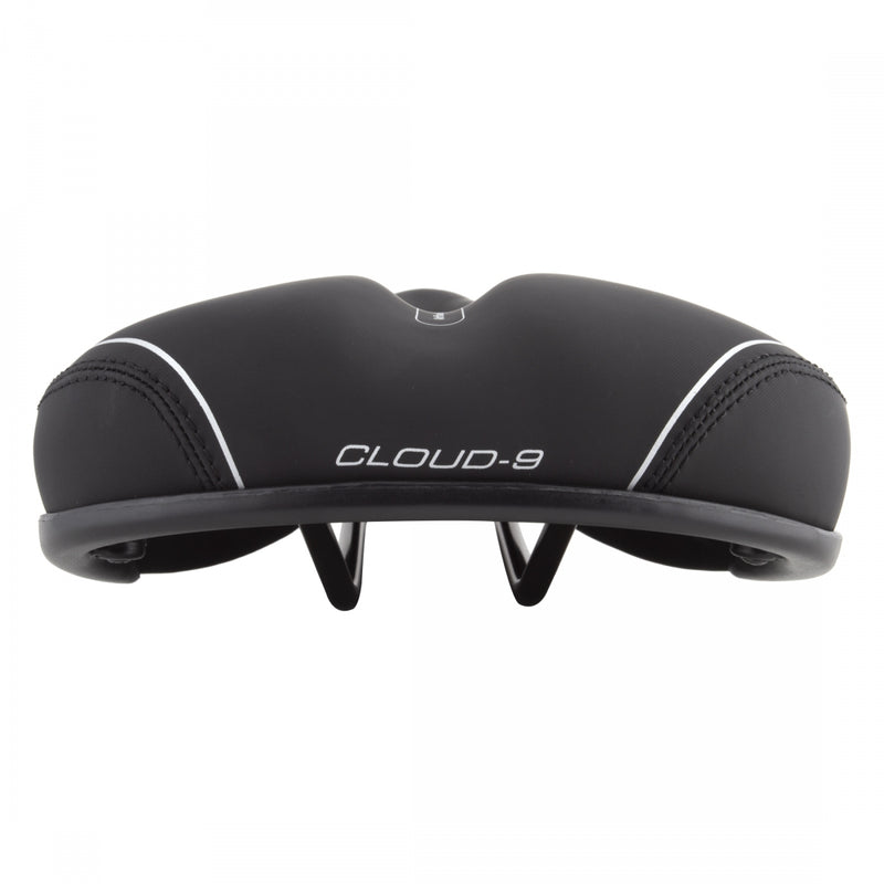 Load image into Gallery viewer, Cloud-9 Ladies Cut Out Bicycle Comfort Sport Seat - Black Vinyl Cover
