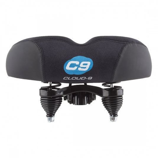 Cloud-9 Unisex Bicycle Comfort Seat Cruiser-ciser Springs - Black Gel Padding