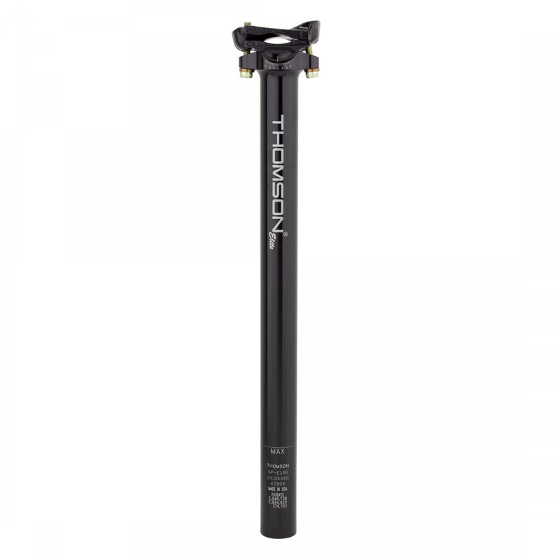 Load image into Gallery viewer, Thomson Elite Seatpost: 25.0 x 330mm Black
