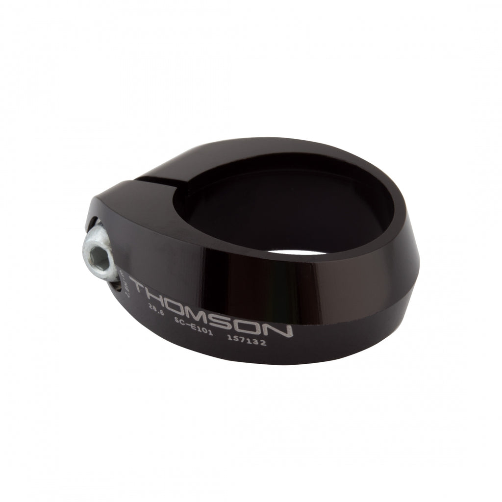 Thomson Seat Post Clamp 28.6 Black 12.7mm Tall Floating Hardware