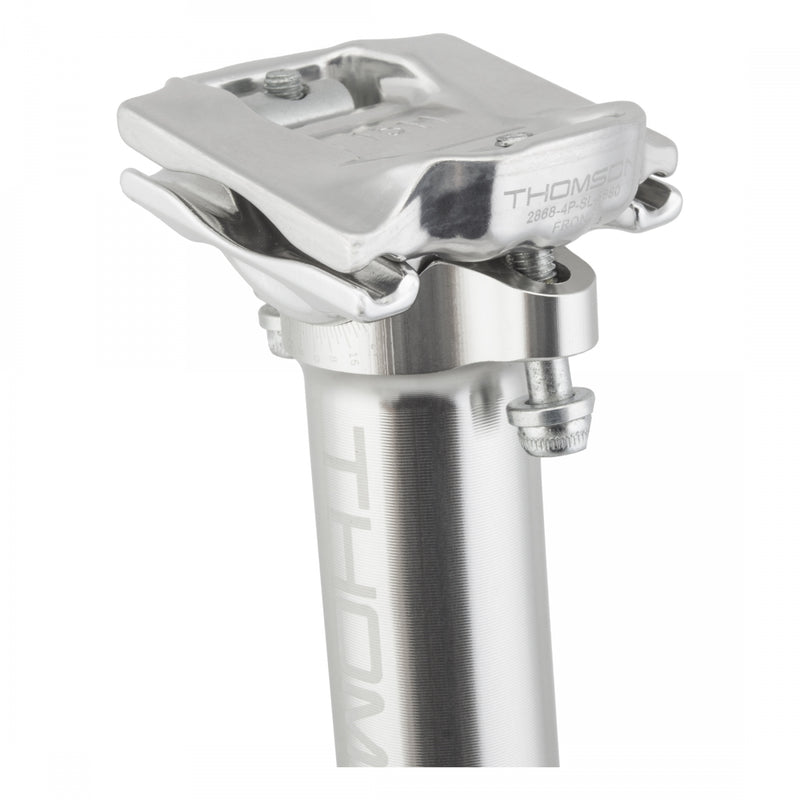 Load image into Gallery viewer, Thomson Elite Setback Seatpost: 27.2 x 410mm Silver
