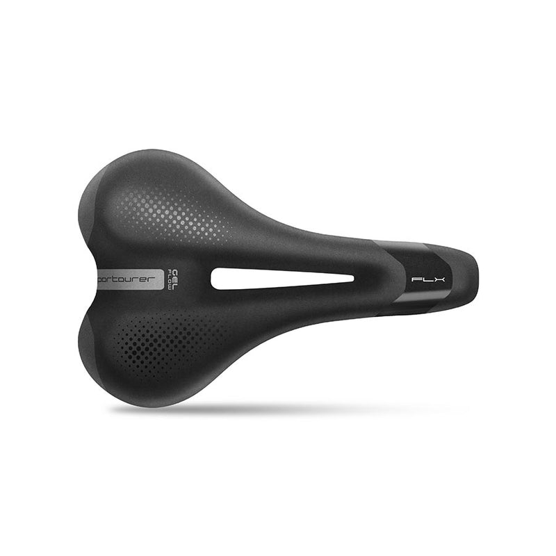 Load image into Gallery viewer, Selle Italia FLX Lady Gel Flow, Saddle, Women, 419g, Black
