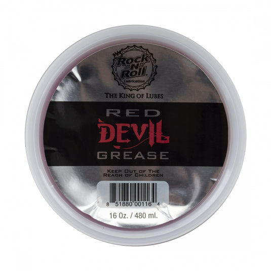 Rock N Roll Red Devil Grease Tub 1lb All-Purpose Bicycle Grease