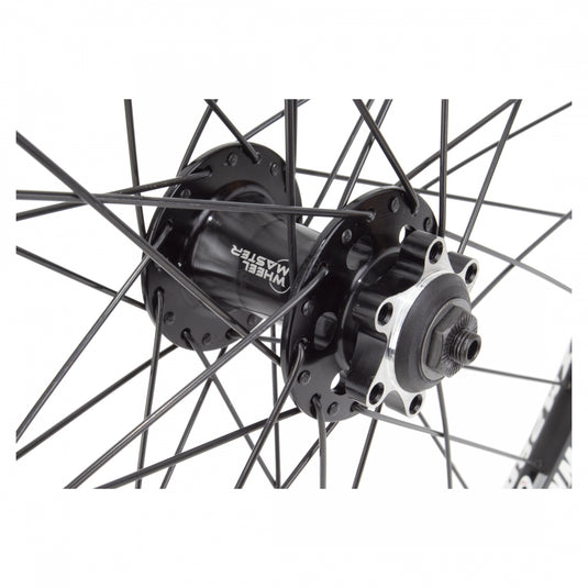 Wheel Master 24in Alloy WEI XM280 QRx100mm W/M MT-2000 6-Bolt Clincher Black