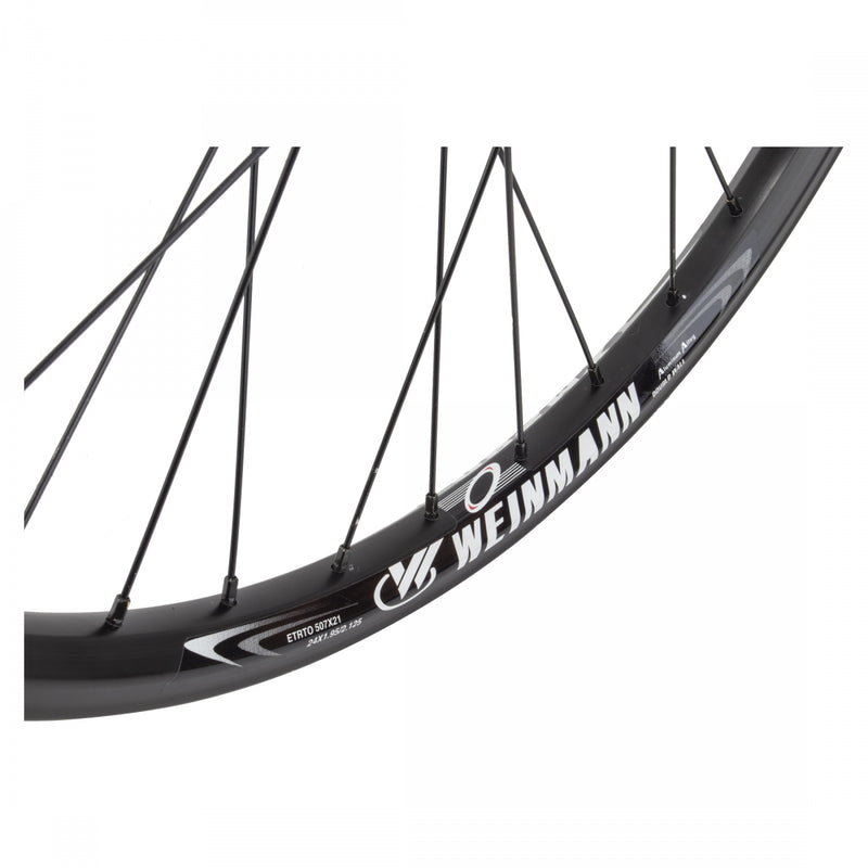 Load image into Gallery viewer, Wheel Master 24in Alloy WEI XM280 QRx100mm W/M MT-2000 6-Bolt Clincher Black
