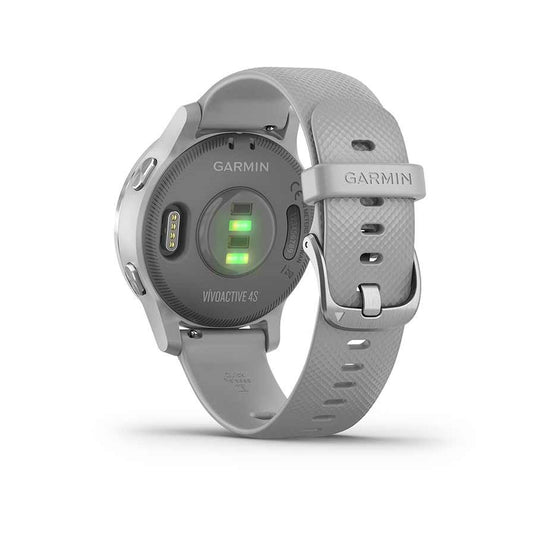 Garmin vivoactive 4S Watch Watch Color: Powder Grey, Wristband: Powder Grey - Silicone