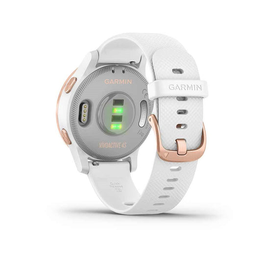 Garmin vivoactive 4S Watch Watch Color: White, Wristband: White - Silicone