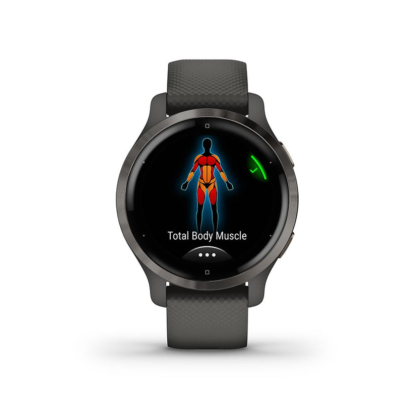 Load image into Gallery viewer, Garmin Venu 2S Watch Watch Color: Black, Wristband: Black - Silicone
