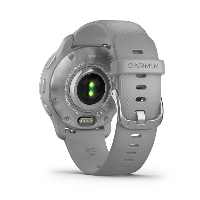 Load image into Gallery viewer, Garmin Venu 2 Plus Watch Watch Color: Grey, Wristband: Grey - Silicone
