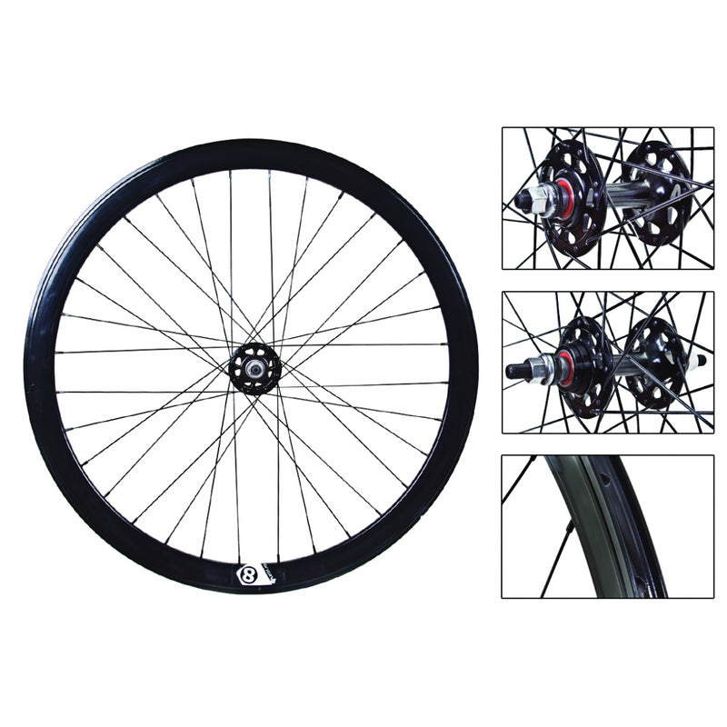 Load image into Gallery viewer, Wheel Master 700c OR8 TA42 SET B/O 9-10x100-135mm Fixie OR8 SS-1101 Rim Brake
