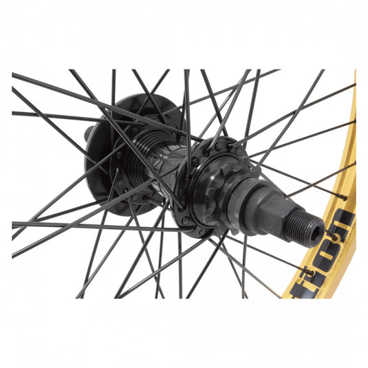 20in Alienation Felon SET| B/O 3/8in-14x100-110mm Alienation Hub Rim Brake Gold
