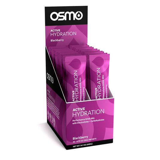 Osmo Nutrition Active Hydration, Drink Mix, Blackberry, Individual Packs, 20 servings, 20pcs