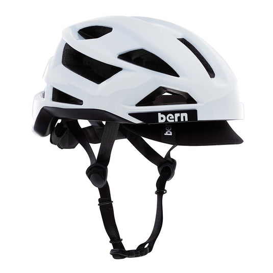 Bern FL-1 Pavé MIPS Helmet M, 55.5 - 59cm, Gloss White