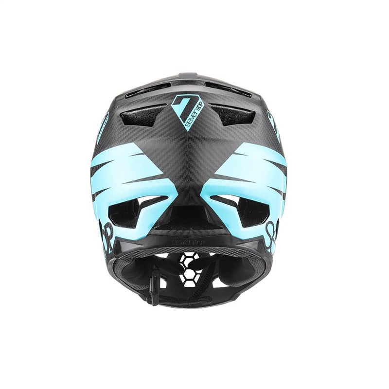 Load image into Gallery viewer, 7iDP Project 23 Carbon Full Face Helmet, XL, 61 - 62cm, Ice Blue/Black
