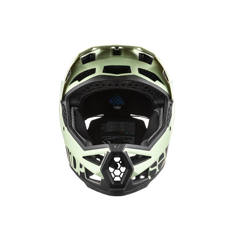 Load image into Gallery viewer, 7iDP Project 23 Fiber Glass Full Face Helmet, S, 55 - 56cm, Glacier Green/Black

