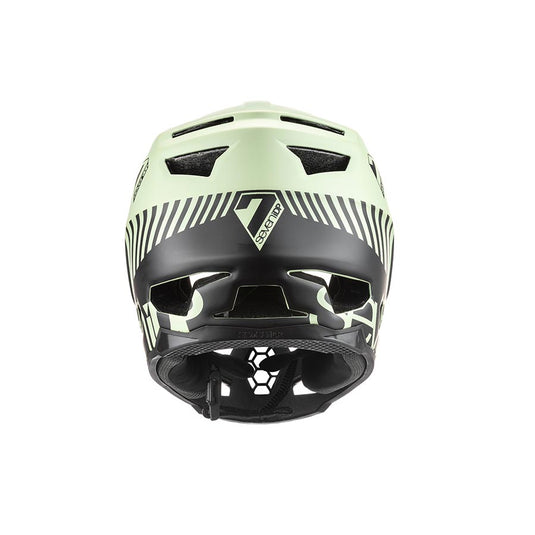 7iDP Project 23 Fiber Glass Full Face Helmet, S, 55 - 56cm, Glacier Green/Black