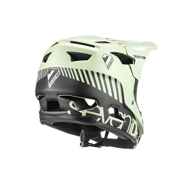 Load image into Gallery viewer, 7iDP Project 23 Fiber Glass Full Face Helmet, M, 57 - 58cm, Glacier Green/Black
