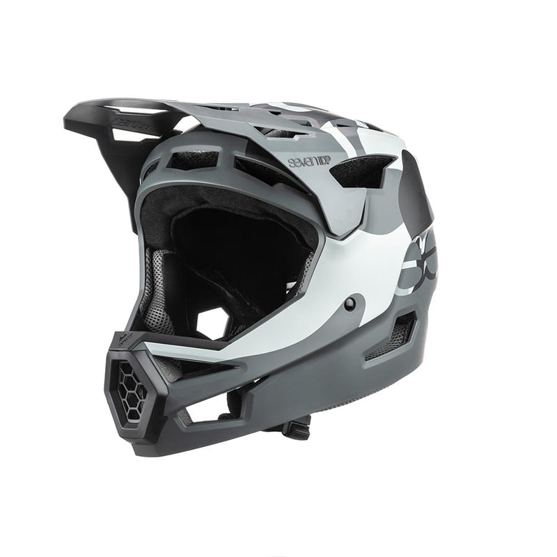 Load image into Gallery viewer, 7iDP Project 23 ABS Full Face Helmet, M, 57 - 58cm, Urban Camo/Black
