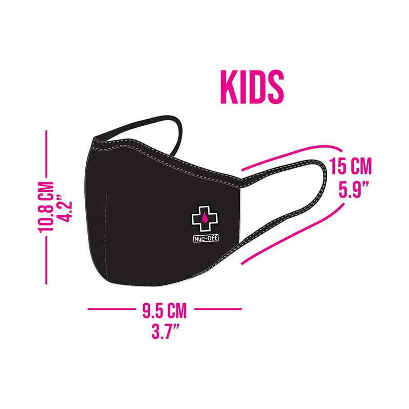 Load image into Gallery viewer, Muc-Off Reusable Face Mask Kid, Black, U
