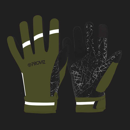 Proviz Classic Winter Gloves, Yellow, L, Pair
