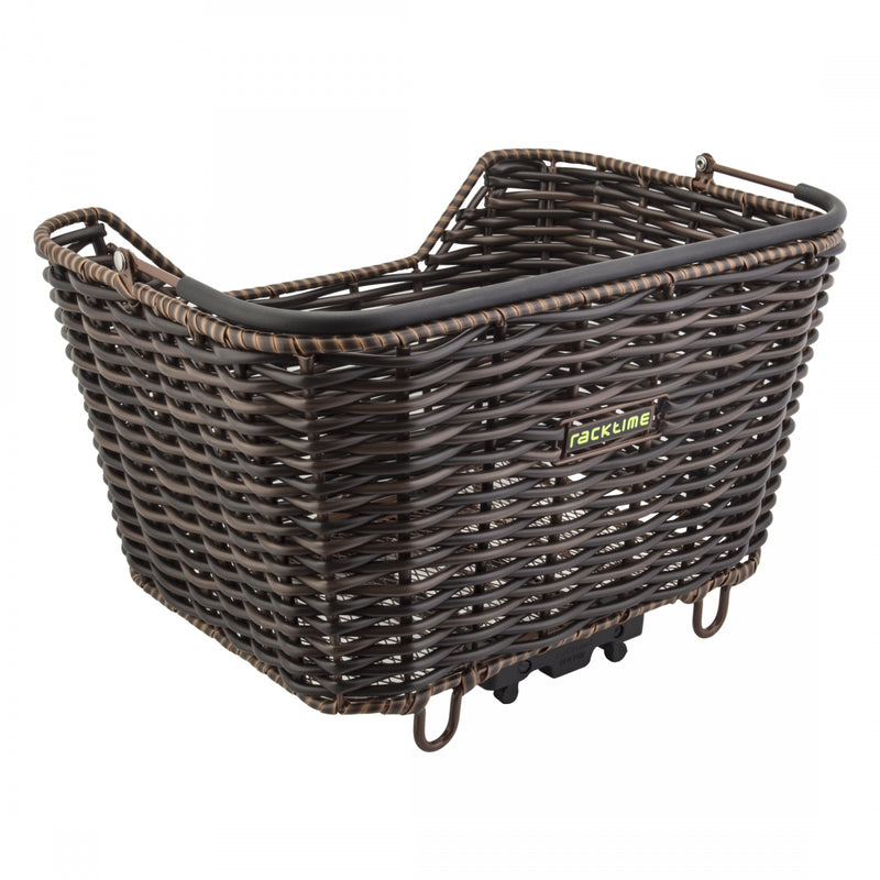 Load image into Gallery viewer, Racktime Baskit Willow Brown Synthetic Wicker 16.9x12.2x9.6`
