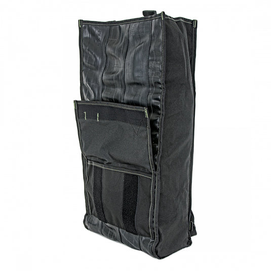 Green Guru Commuter Roll Top Backpack Black 17x11.5x5.5`