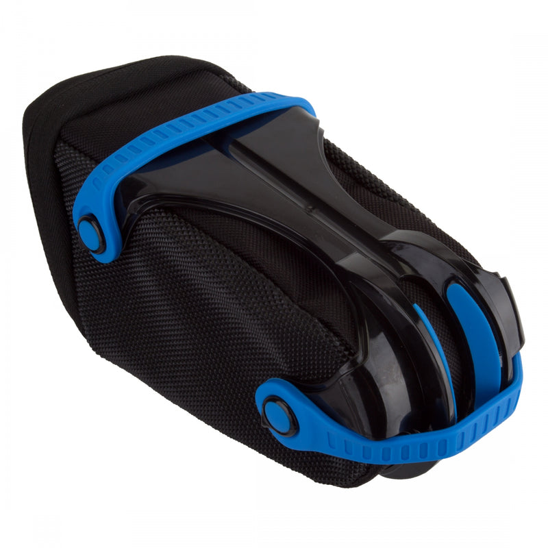 Load image into Gallery viewer, Clean Motion Pelikan SMS Bag Black/Blue Silicone Straps
