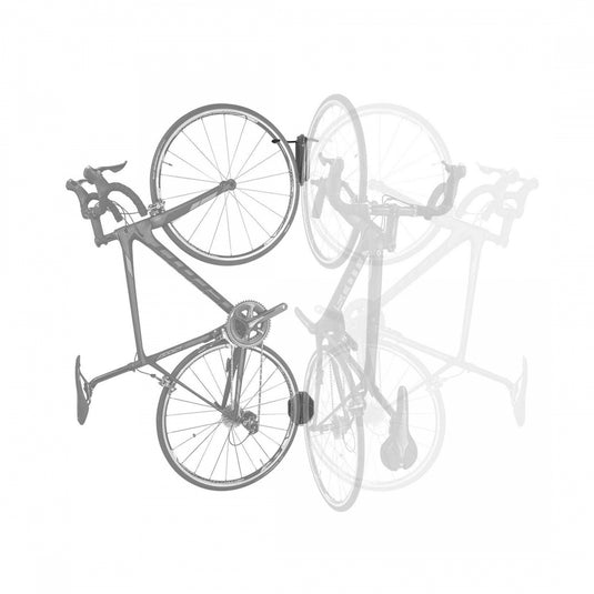 Topeak Swing-Up EX Wall Mounted Bike Holder 35 lb Weight Limit,Aluminum/Plastic