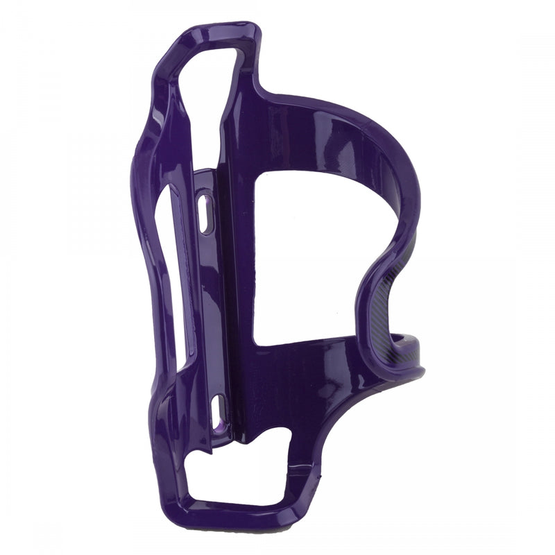 Load image into Gallery viewer, Lezyne Flow Cage SL Side Load Left Purple Composite Braze-on
