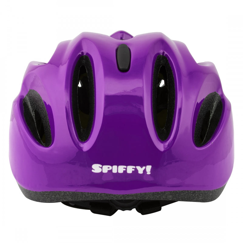 Load image into Gallery viewer, Munchkin Spiffy! Youth Helmet In-Mold Tri-Glide Dial Fit Purple Small (48-52cm)
