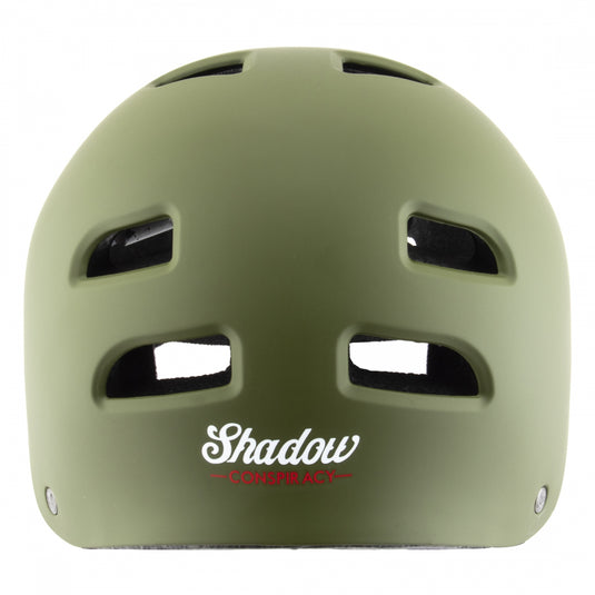 The Shadow Conspiracy Classic BMX Helmet ABS Hardshell Matte Army Green, X-Small