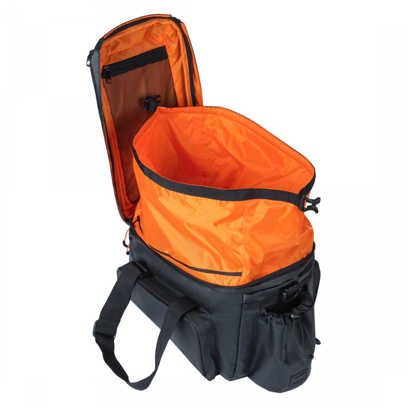 Load image into Gallery viewer, Basil Miles Tarpaulin Trunk Bag XL Pro Black/Orange MIK
