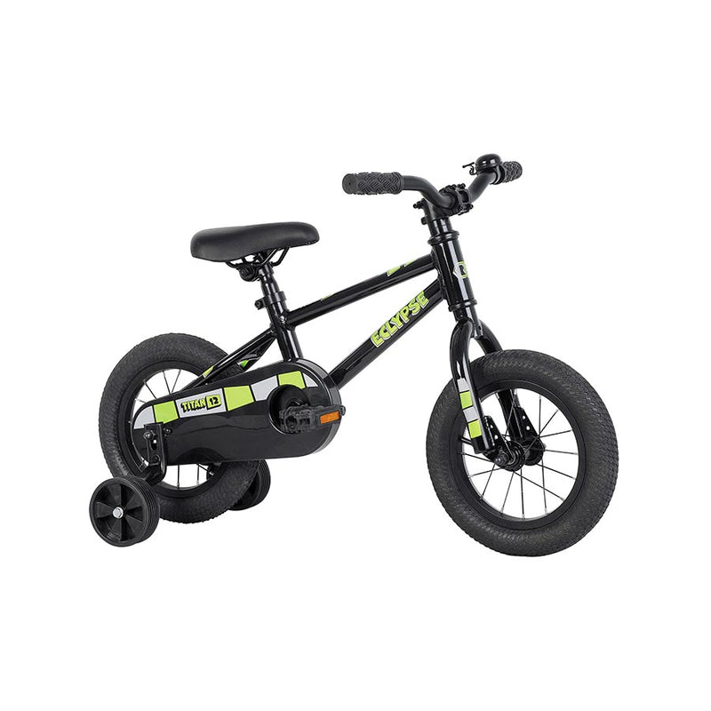 Load image into Gallery viewer, Eclypse Titan 12 Kids Bicycle, 12-1/2&#39;&#39;, Black
