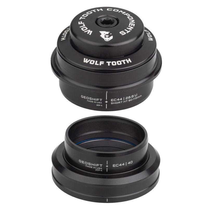 Load image into Gallery viewer, Wolf Tooth GeoShift Performance Angle Headset - 2 Deg, Short, EC44/ZS56, Black
