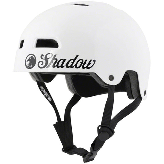 The-Shadow-Conspiracy-Shadow-Classic-Helmet-XX-Large-(61-65cm)-Half-Face--Adjustable-Fitting--Include-Two-Sets-Of-Padding--Shadow-Crow-Head-Rivetsclassic-Woven-Label-White_HE1211