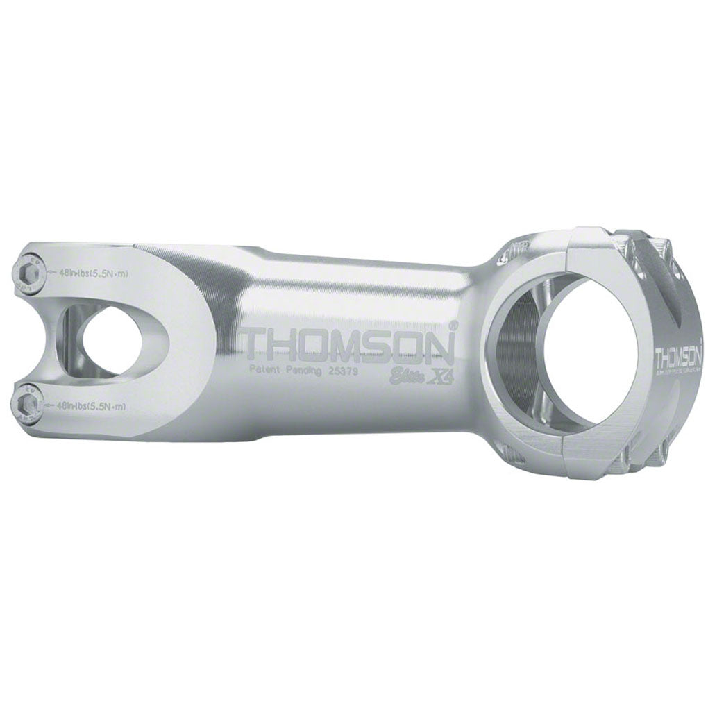 Thomson Elite X4 Mountain Stem 90mm Clamp 31.8 +/-0 1 1/8 in Silver Aluminum