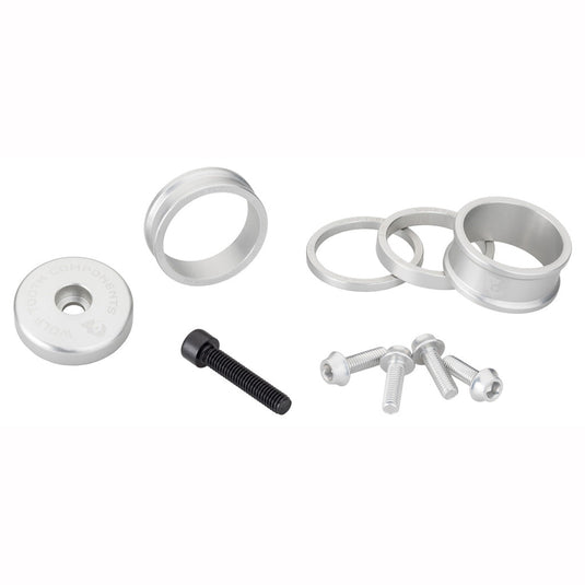 Wolf Tooth BlingKit: Headset Spacer Kit 3, 5,10, 15mm, Black
