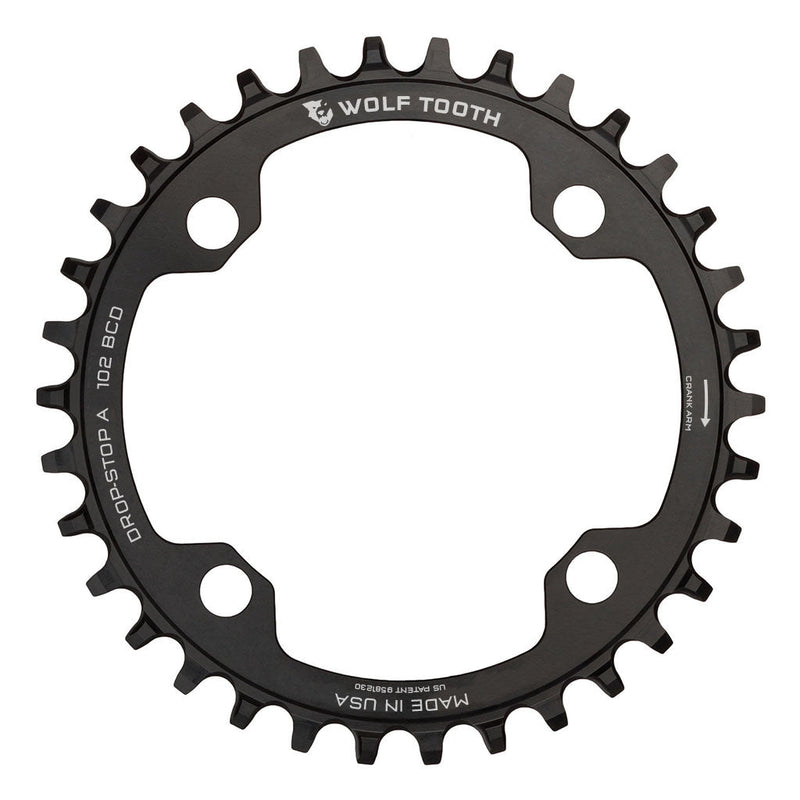 Load image into Gallery viewer, Wolf Tooth XTR M960 Chainrings 32t 102 BCD 50mm Offset Drop-Stop A Aluminum Blk
