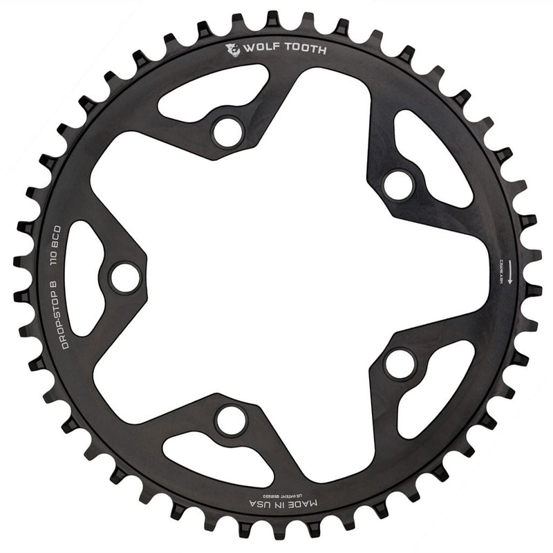 Load image into Gallery viewer, Wolf Tooth Chainring 46t 110 BCD 5-Bolt 10/11/12-Speed Alloy Cyclocross &amp; Road

