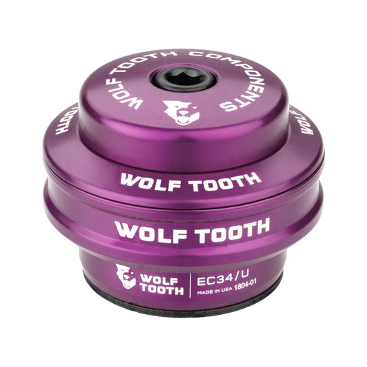 Wolf Tooth Premium Headset - EC49/40 Lower, Red Stainless Steel Bearings