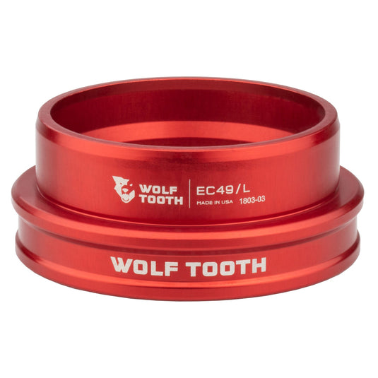 Wolf Tooth Performance EC Headsets - External Cup Lower EC49/40, Aluminum, Blue