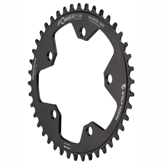 Wolf Tooth Elliptical Chainring 38t 110 BCD 5-Bolt 10/11/12-Spd Eagle Compatible