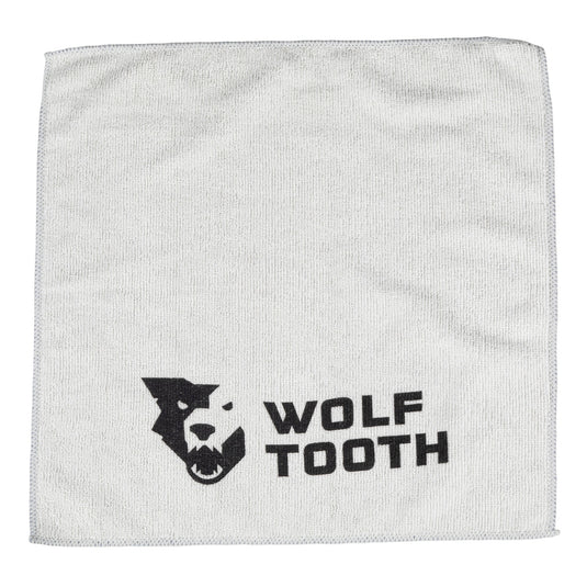 Wolf Tooth Logo Microfiber Towel - 100% Polyester, Machine Washable, Set of 4