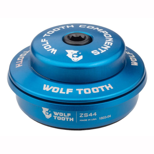 Wolf Tooth Performance Headset - ZS44/28.6 Upper, 6mm Stack, Blue