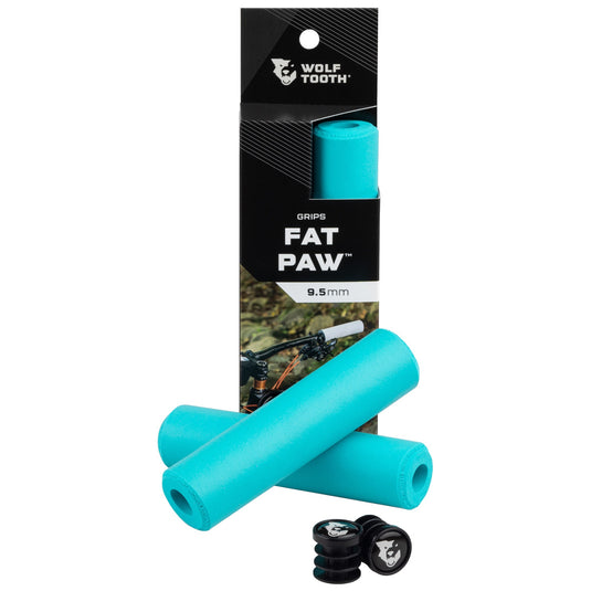 Wolf Tooth Components Fat Paw Grips 135mm Length 9.5mm Grip Thickness: Red