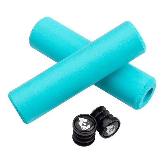 Wolf Tooth Components Fat Paw Silicone Foam Grips 9.5mm Diameter: Blue