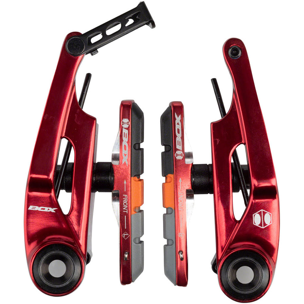 BOX One V-Brakes Linear Pull Brake 85mm Reach Red CNC Machined Bike Br –  365 Cycles