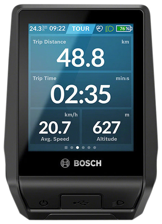 Bosch Nyon E-Bike Wi-Fi/Smartphone Integrated Head Unit Display, Black